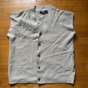 Nautica Beige Knit Vest